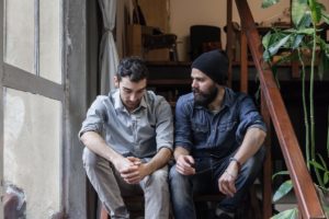 a young man talks his friend into opioid addiction treatment for young adults