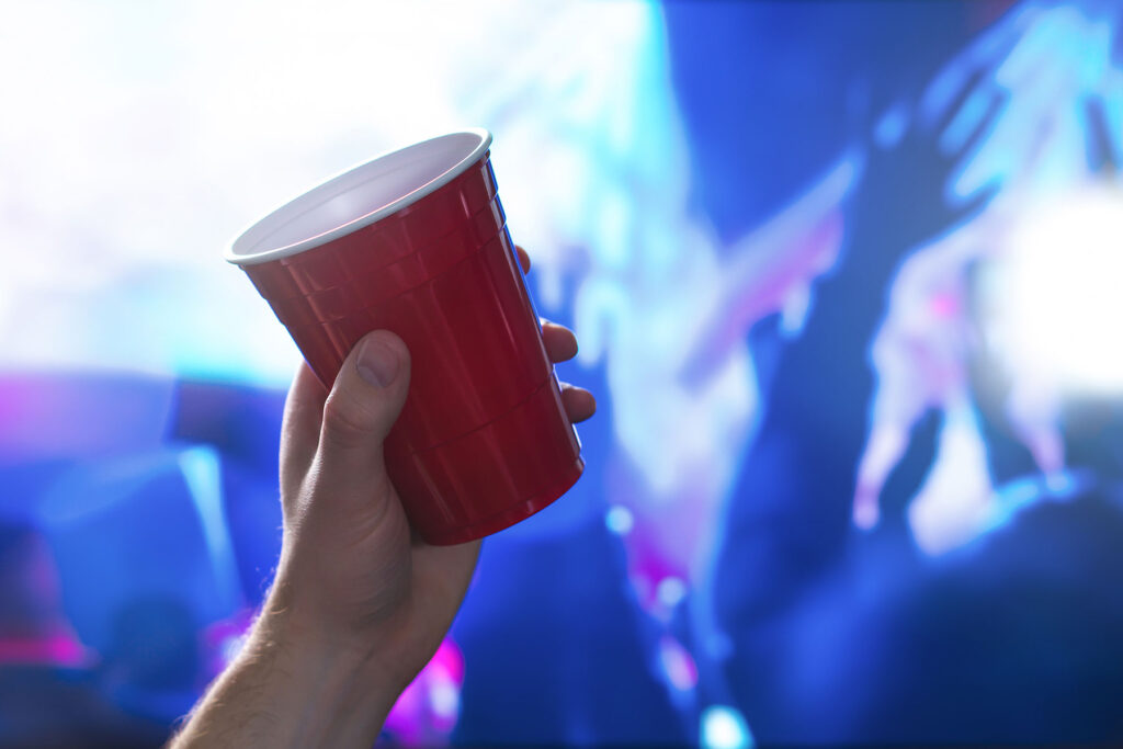 a person raises a cup of lean at a concert, but what is lean?