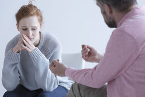 man learning how to help someone with anxiety