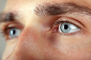 a person's eyes during an EMDR therapy program