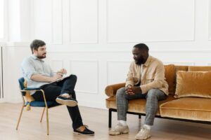 Two people in an Asheville rehab